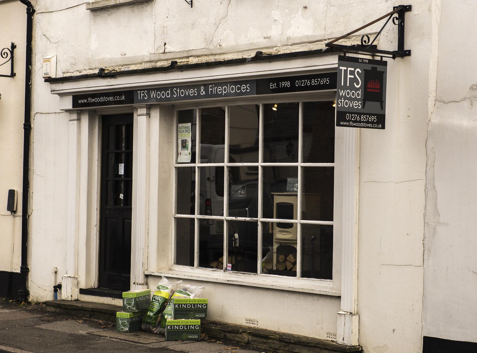  See inside our Chobham High Street wood burner showroom!